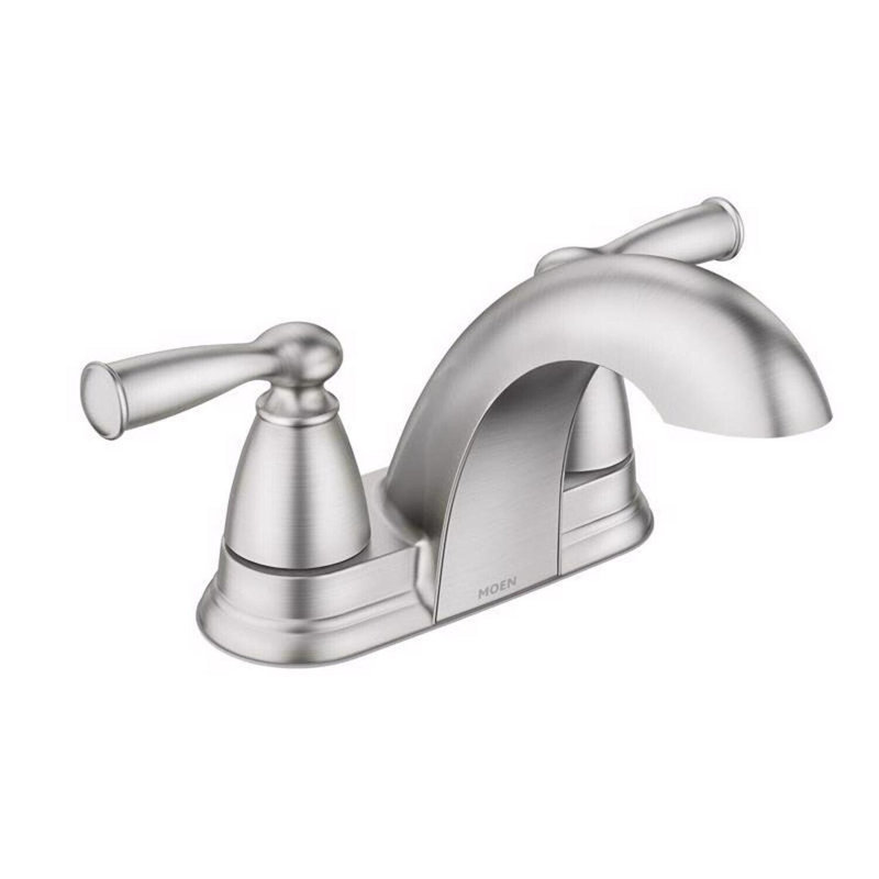 Moen Banbury Chrome 4 in. Centerset Bathroom Sink Faucet