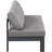 Kylis 60'' Wide Aluminum Loveseat with Cushions-61209621-61209622