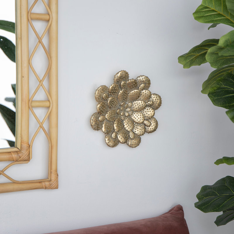 Plaque murale succulente