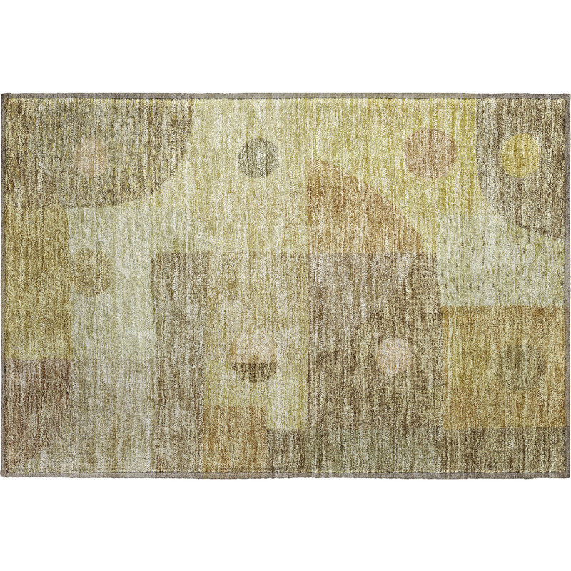Premium Machine Washable Dilorenzo AMF1117 Geometric Rug, Rectangle 1'8" x 2'6"