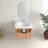 Wall-Mounted Floating Bathroom Vanity With Ceramic Basin-658709362