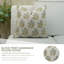 Housse de coussin en lin fabriquée à la main Fabividine Neha-110562736-110562740