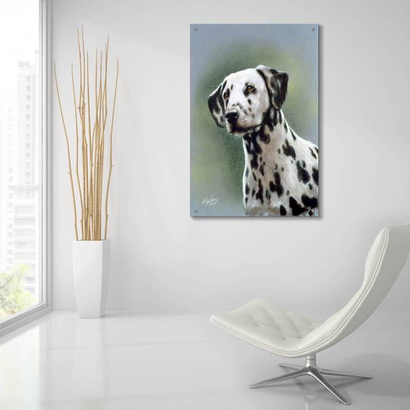 «Puppy Eyes Dalmatian» par John Silver, H 36 po x l 24 po x P 0,2 po