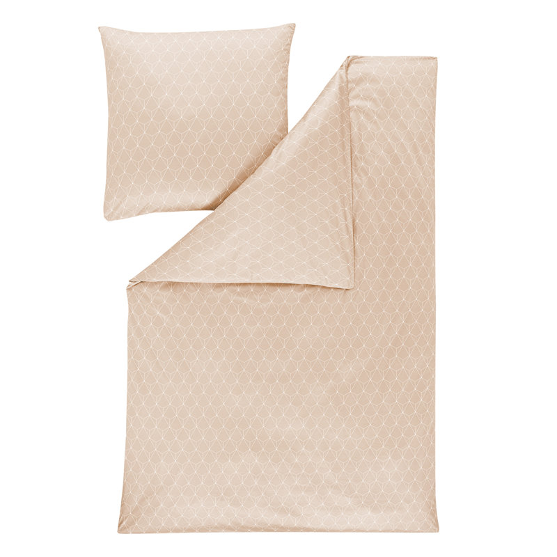 Atelier 100% Cotton Duvet Cover, 155 x 220cm Duvet Cover, Grey