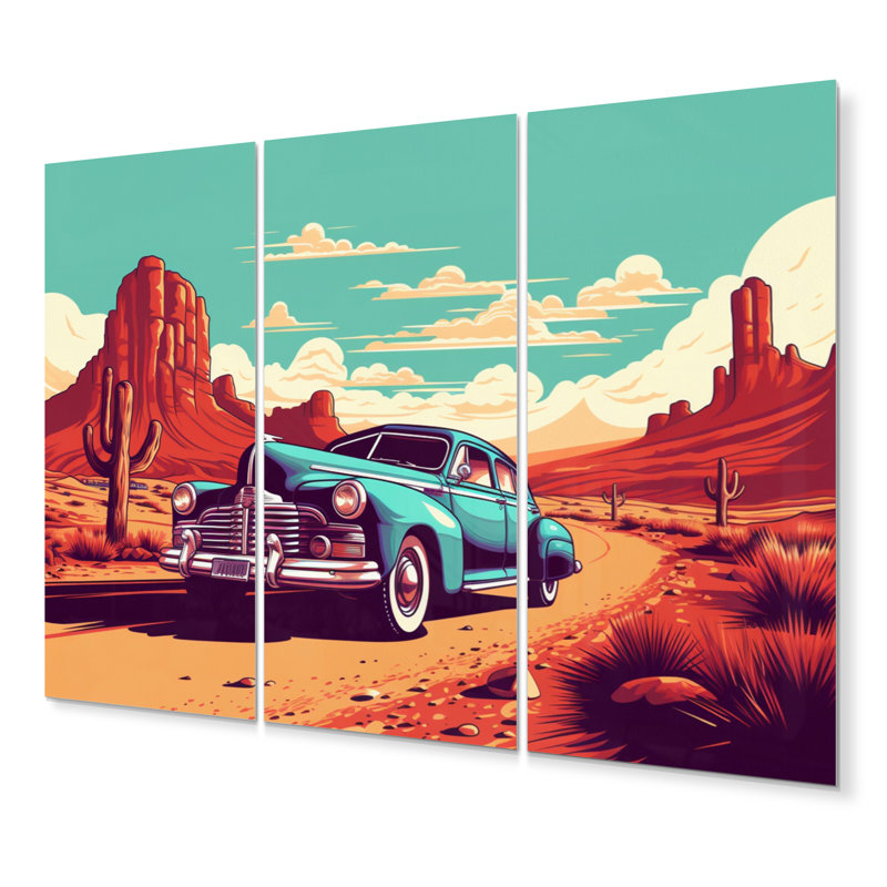 Transportation Wall Decor on Metal