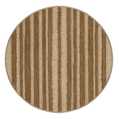 Machine Washable Botanical Brown Area Rug