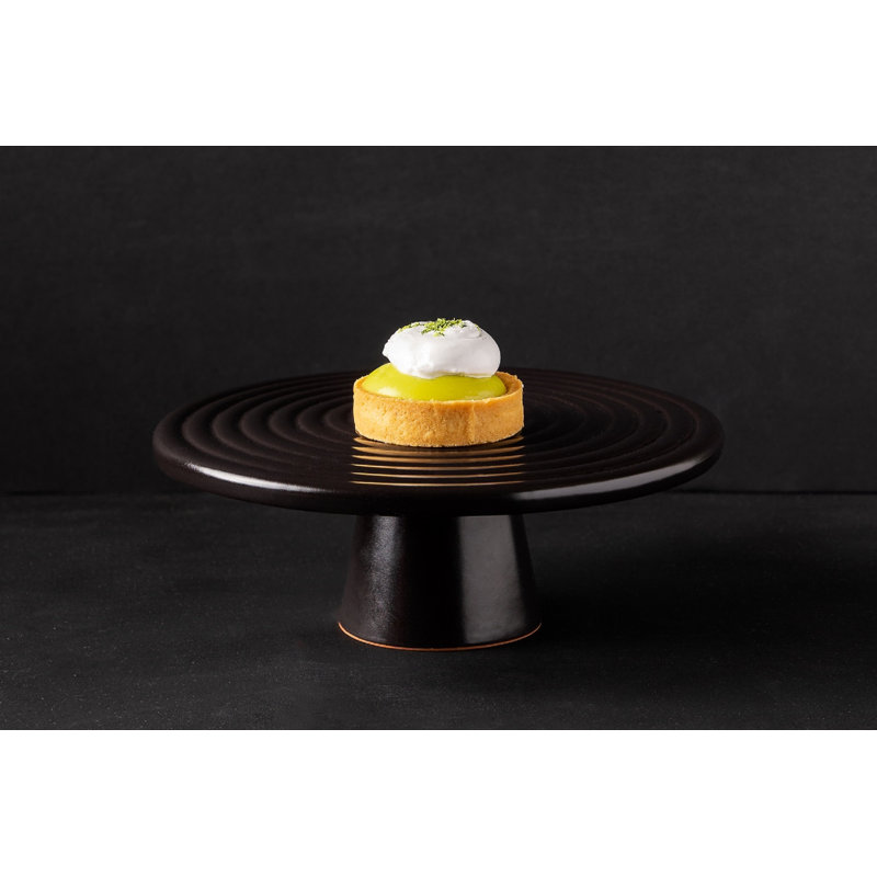 Assiette décorative en céramique Marni, Or, L 8 po x P 8 po