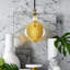 Grand globe ampoule Edison ambre