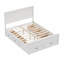 Structure de lit moderne avec tiroirs, lit plateforme, aucun sommier nécessaire-2008078732