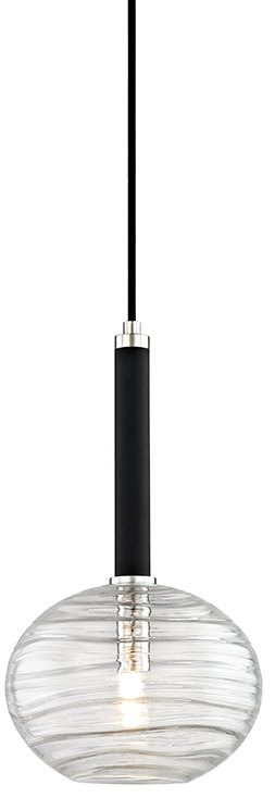 Breton 1 - Light Pendant, Polished Nickel