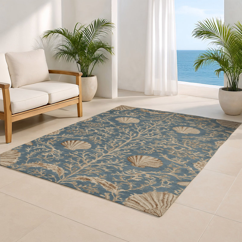 Tapis d'intérieur et d'extérieur gris français, Rectangle 5 pi x 7 pi