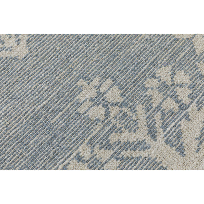 Tapis d'intérieur en jute Heidi, Bleu, 2 pi x 3 pi