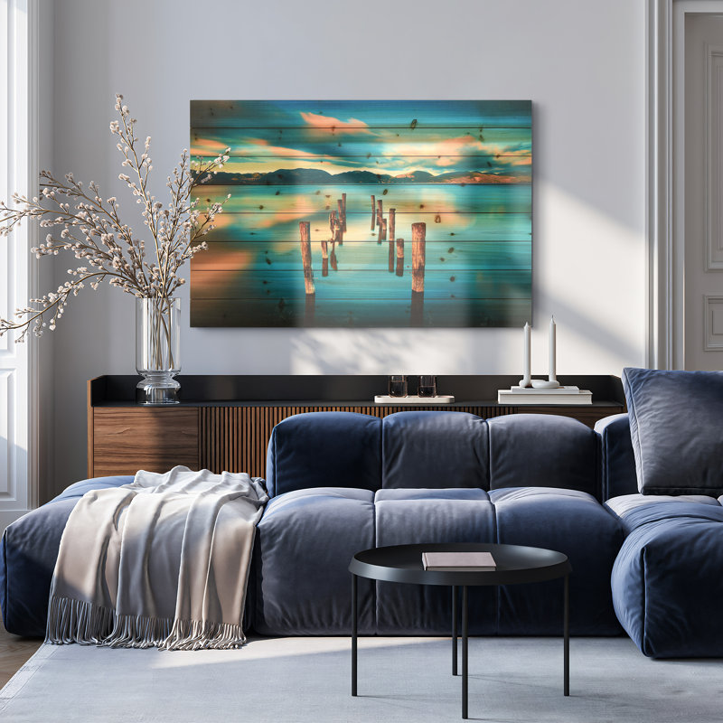 « soirée light », impression sur bois