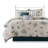 7 Piece Cotton Sateen Comforter Set Blue King-117508755-117508758