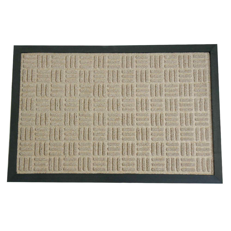 West Tisbury Non-Slip Indoor Doormat, Tan, 48" W x 72" L