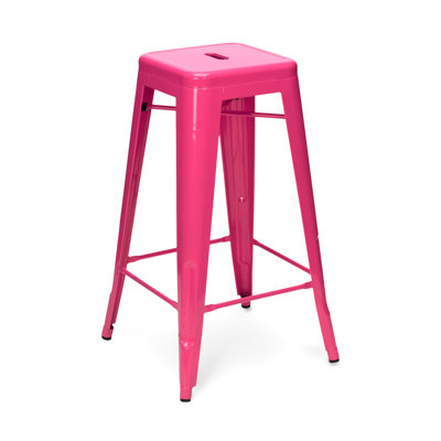 Cheryllynne Counter Stool with Metal Frame