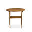 Table basse ronde en bois d'acacia A Patio Furniture, 30 x 30 pouces, huile naturelle