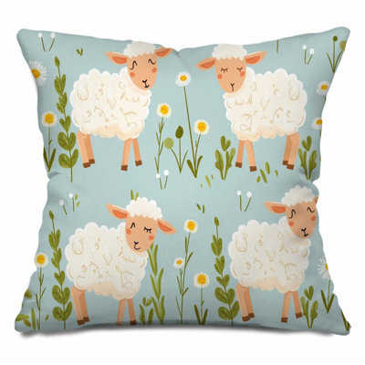 Sheep Throw Pillow, Animal  Pillows