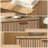  Nightstand with 2-Drawer, Wood  Fluted Bedside Table with 1.97"-Thick Side Panels and Faux Marble Top-545701114-545701113