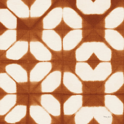 Shibori carré I orange