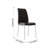 Modern PU Upholstered Metal Leg Dining Chair-74891958