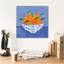 Toile épique «Orange nature morte» par Farida Zaman, 18 po x 18 po-1713046011