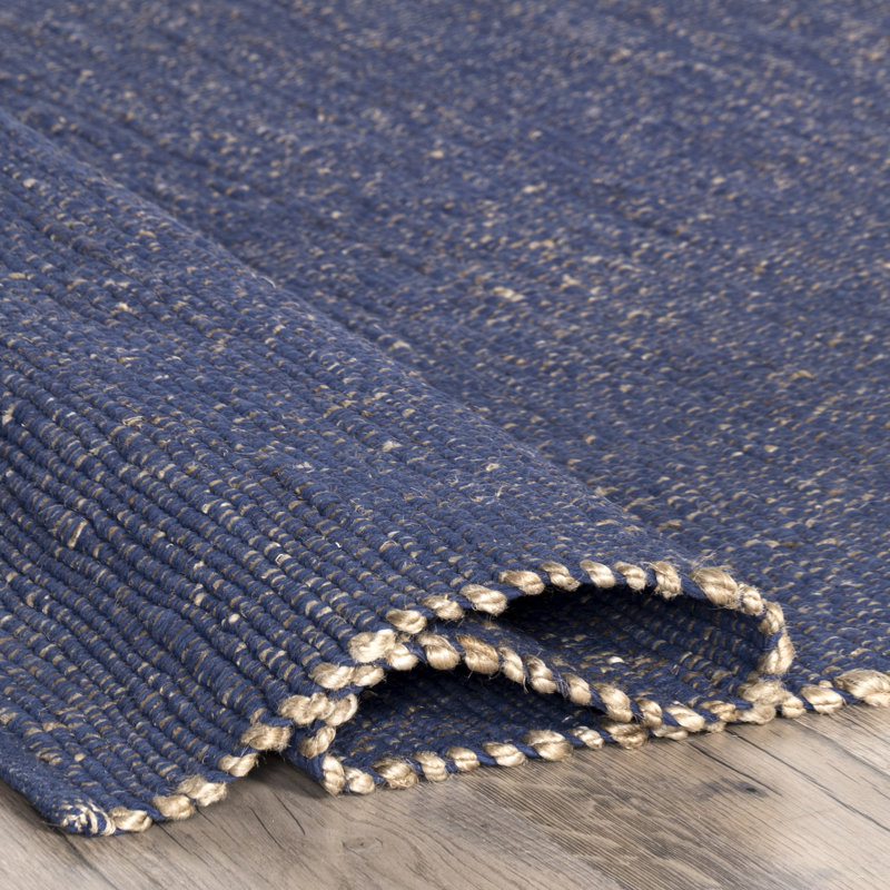 Tapis en mélange de jute Elfriede Farmhouse, Rectangle 9 pi 6 po x 13 pi 6 po