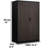 Adjustable Shelf Folding Storage With Locking Doors, Black Steel Cabinet For Home Office, Garage, Solid Tube Shaft Metal Filing Shelf, Black, Easy To Assemble, Spring Loaded Door And-45178567