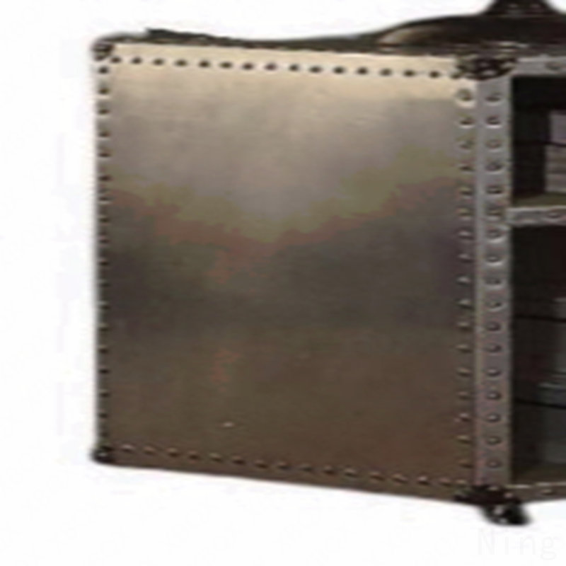 Table de chevet en aluminium avec port USB