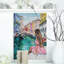 Reproduction d'art sur toile tendue Cityscapes «Romantic Lady in Venice»-29506595