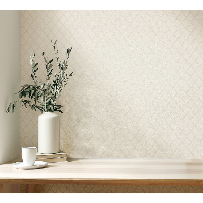 10m x 53cm Wallpaper Roll, Beige