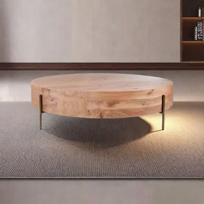 Solid wood coffee table - eco-friendly, sturdy