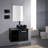 28" Wall-Mounted Single Bathroom Vanity Set with Mirror-551393939