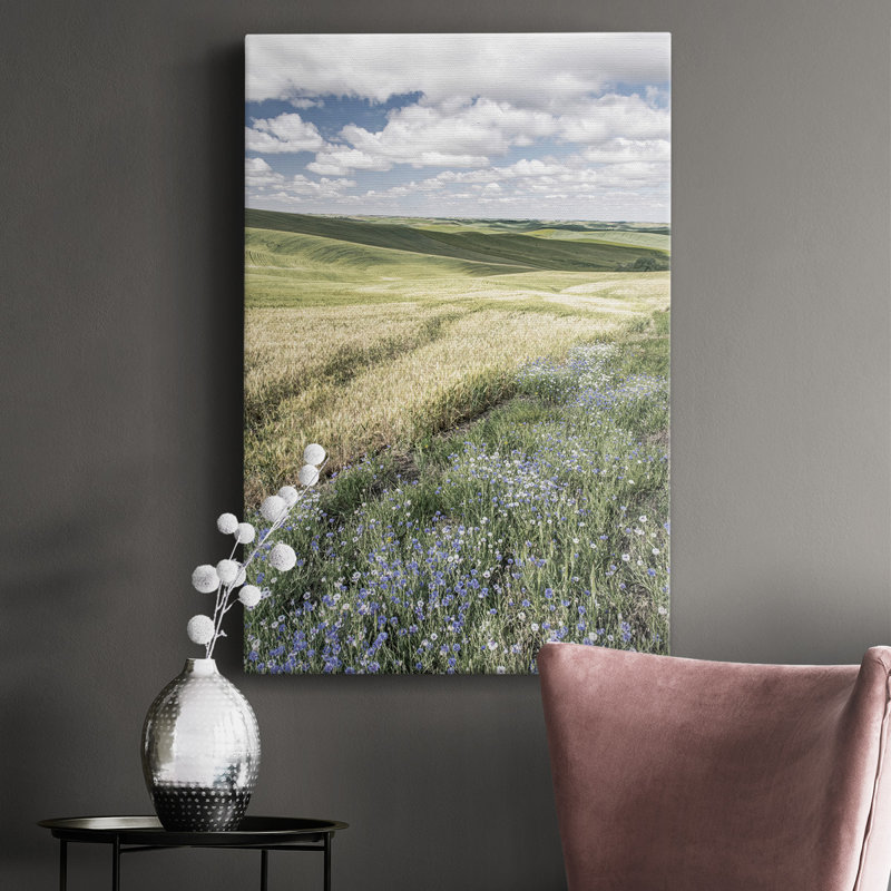 " Wildflower Farm " Painting Print, 36" H x 24" W x 1" D