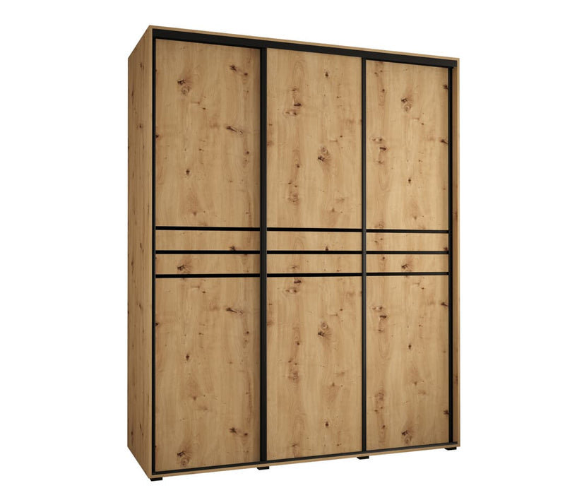 Cannes X 3 Door Steel Wardrobe