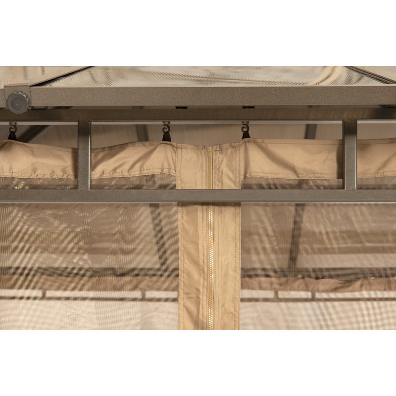 10 Ft. W x 12 Ft. D Aluminum Patio Gazebo