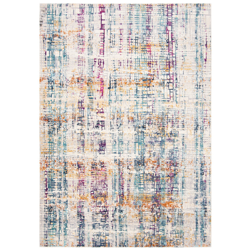 Chauncy Performance Abstract Rug, Rectangle 4' x 6'