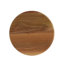 Table d'appoint blanche avec rangement en bois d'acacia et table de bout ronde de jardin blanche MGO, 20 po