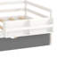 Lit plateforme simple en bois avec bibliothèque pour échantillon et garde-robe mobile, lit multifonctionnel avec lit gigogne intégré-1109647567