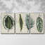 Palm Line, impression sur toile 3 pièces-121858651-121858628