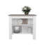 Courson Kitchen Island 2-Tier Shelf 40" Width And Large Work-119307359-121424413