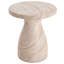 Table d'appoint en béton léger d'extérieur / d'intérieur Travertine