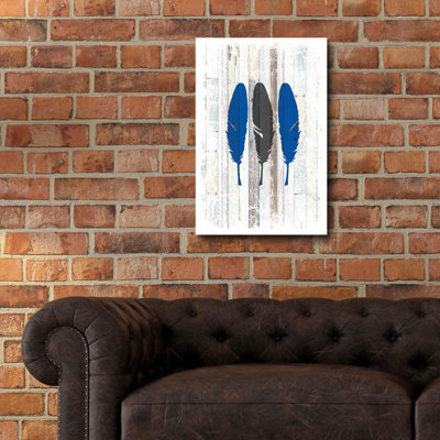 Epic Art «The Blue Moose - Feathers» par Lightbox J «The Blue Moose - Feathers» par Lightbox Journal