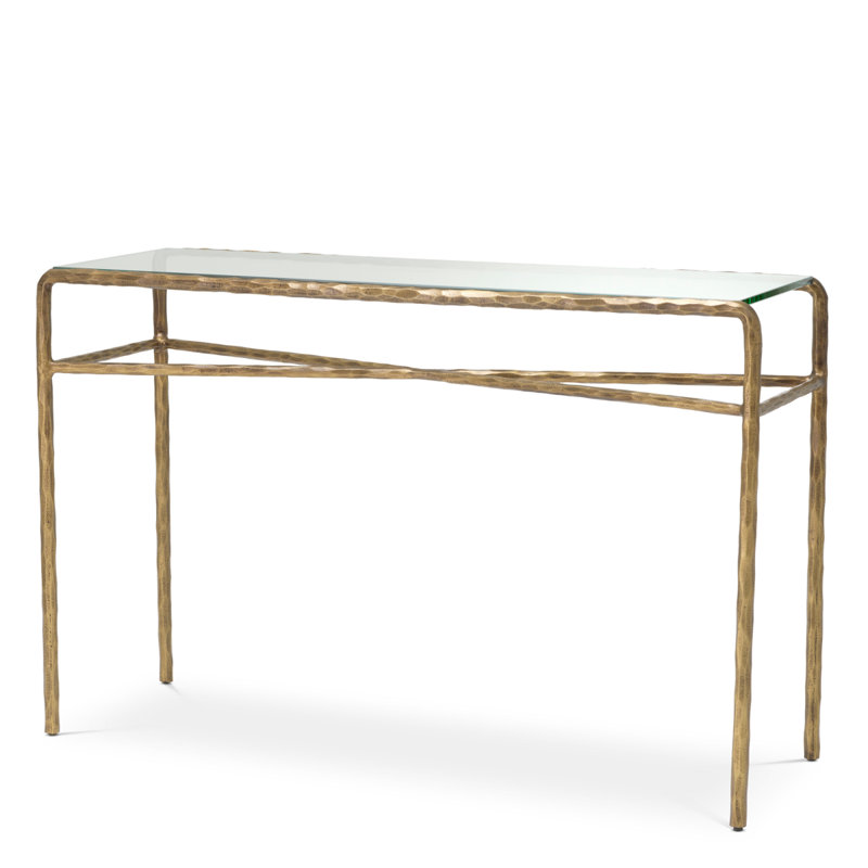 47.05'' W Glass Console Table