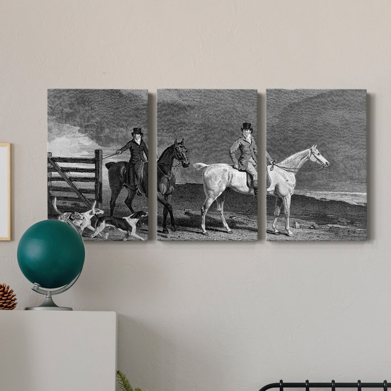 " Hunter " 3 - Pieces, 48" H x 96" W x 1" D