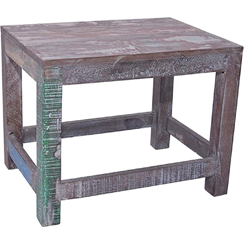 Reclaimed Wood Nesting Tables, Set of 3, 21x15x26