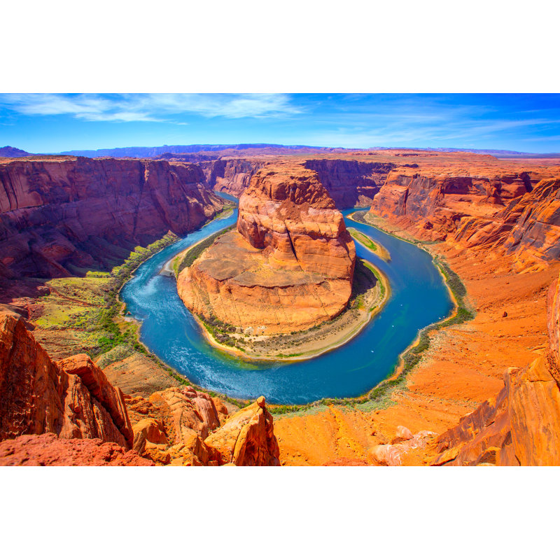 Arizona Horseshoe Bend Meander Of Colorado River by Lunamarina - Wrapped Canvas Print, 51cm H x 76cm W
