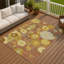 Tapis floral intérieur / extérieur lavable à la machine Emelia ACN2294-1950839383