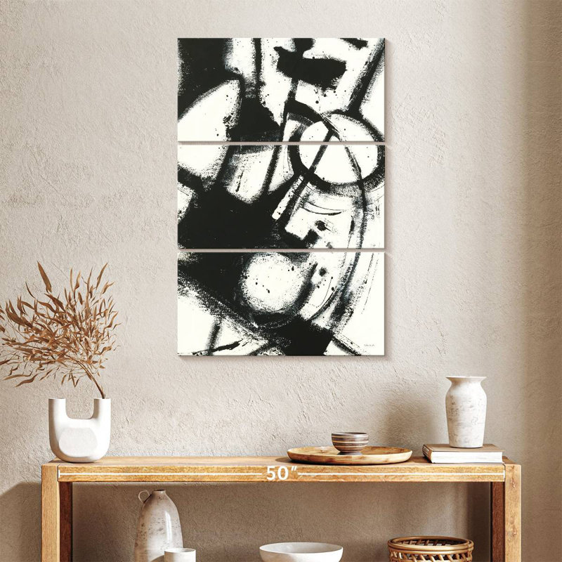 Avery Expression Abstract II White, 38" H x 24" W