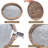 Candle Plate Holder Tray: Round Wooden Decorative Mirror Candle Plate Small Farmhouse Table Centerpiece Rustic Tealight Pillar Trays For Christmas Wedding Halloween Home Décor